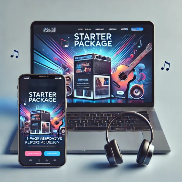 Starter Package – Web Design for Musicians & Artists