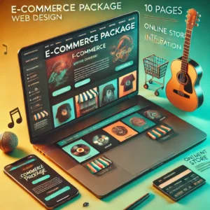 E-Commerce Package – Web Design for Musicians & Artists